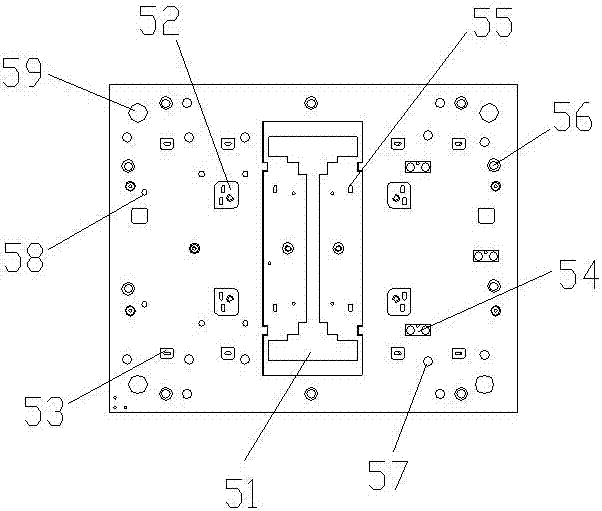 Automatic molding equipment for lamp base plates