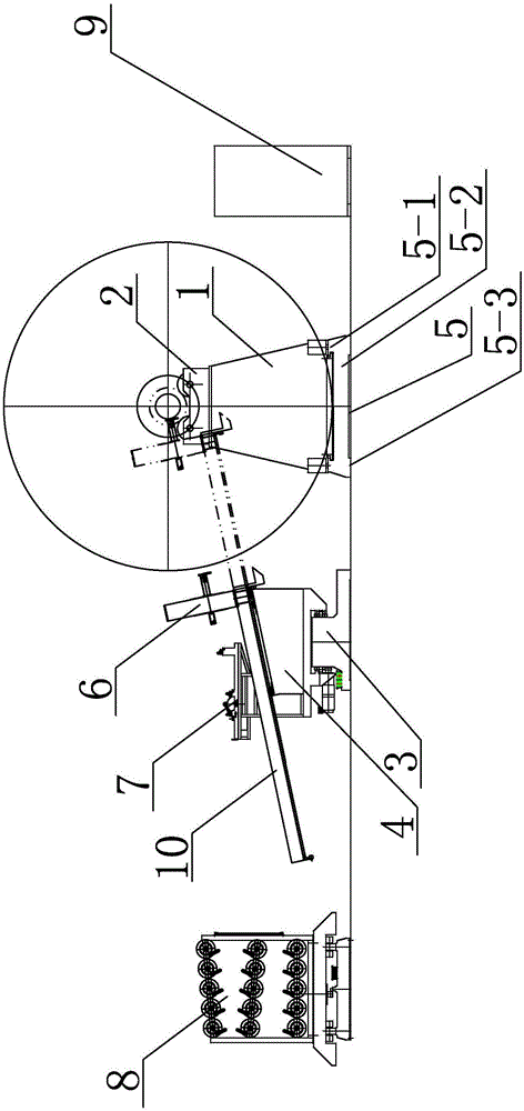 Oversize and precise horizontal winding machine