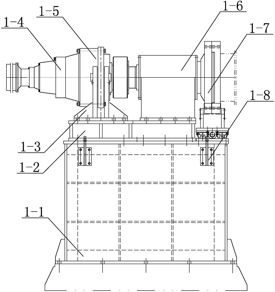 Oversize and precise horizontal winding machine