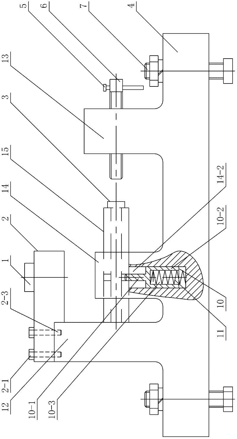 Special through-hole drilling fixture for cylindrical part