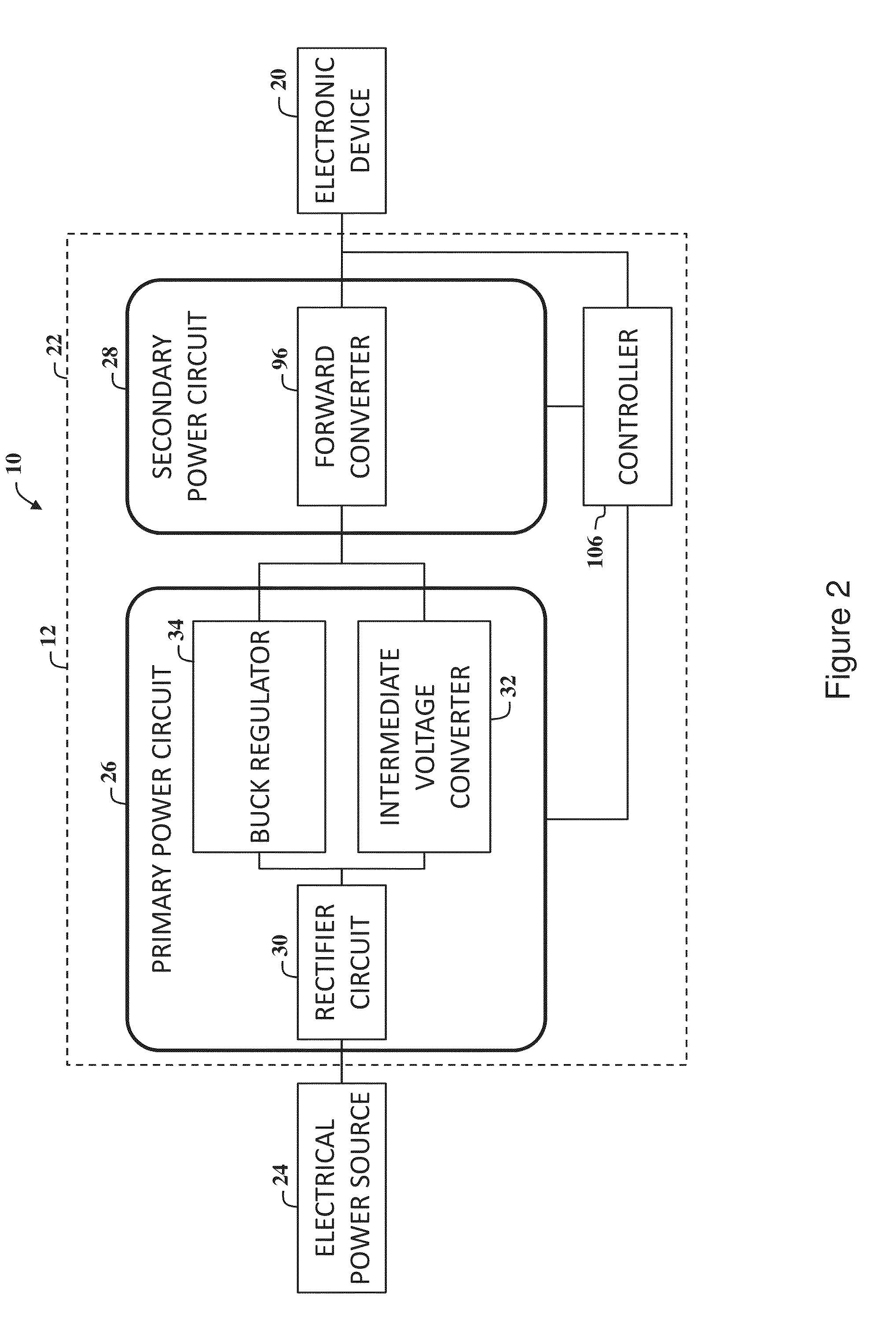 Electrical circuit for delivering power to consumer electronic devices