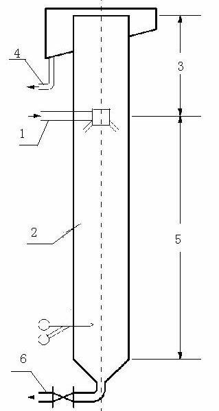 Flotation process adopting flotation column to regrading scheelite instead of flotation machine