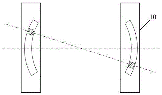 Rotation shaft deflection type permanent magnet power generator