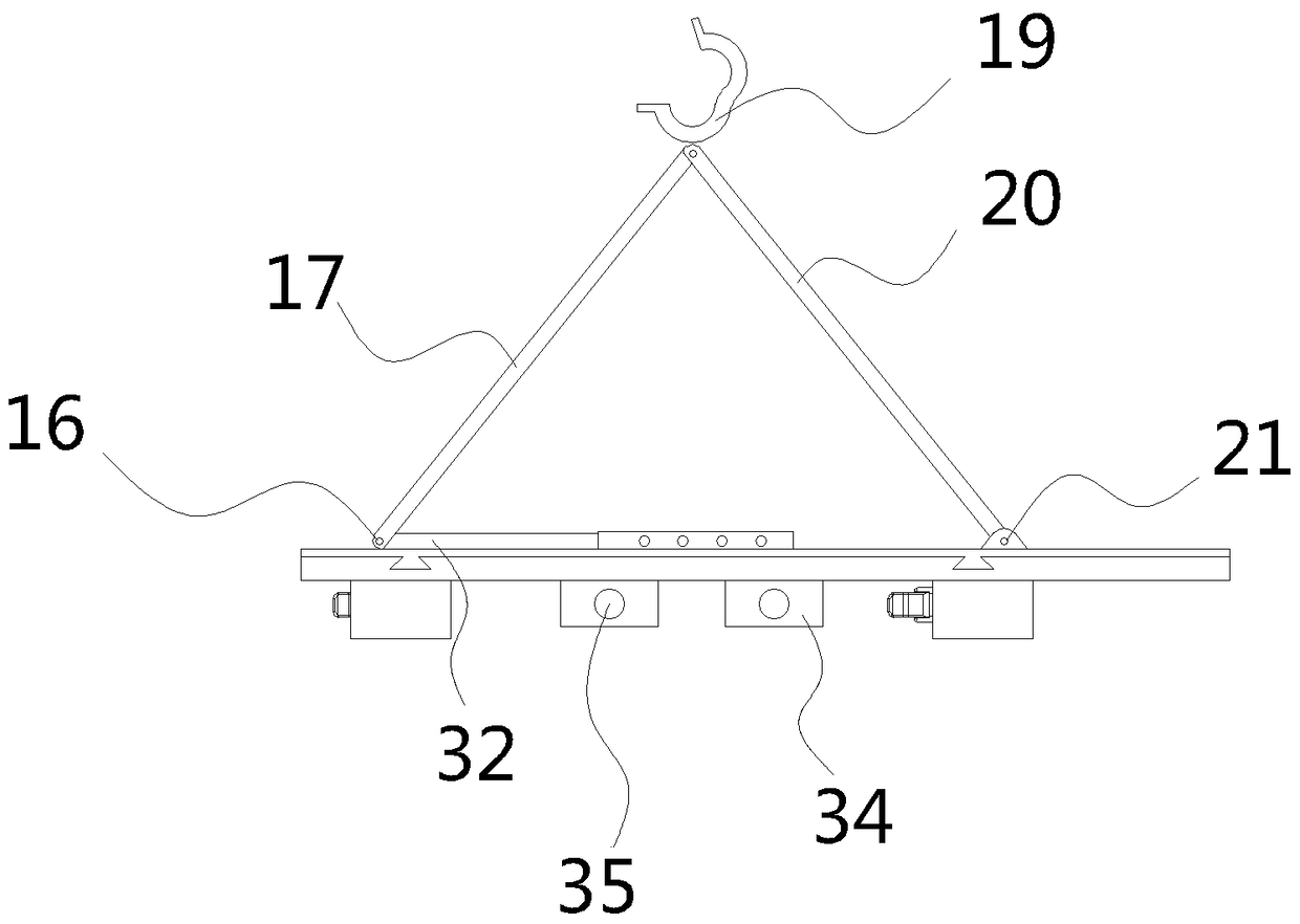 Transmission line iron tower pile wire releasing device and its construction method