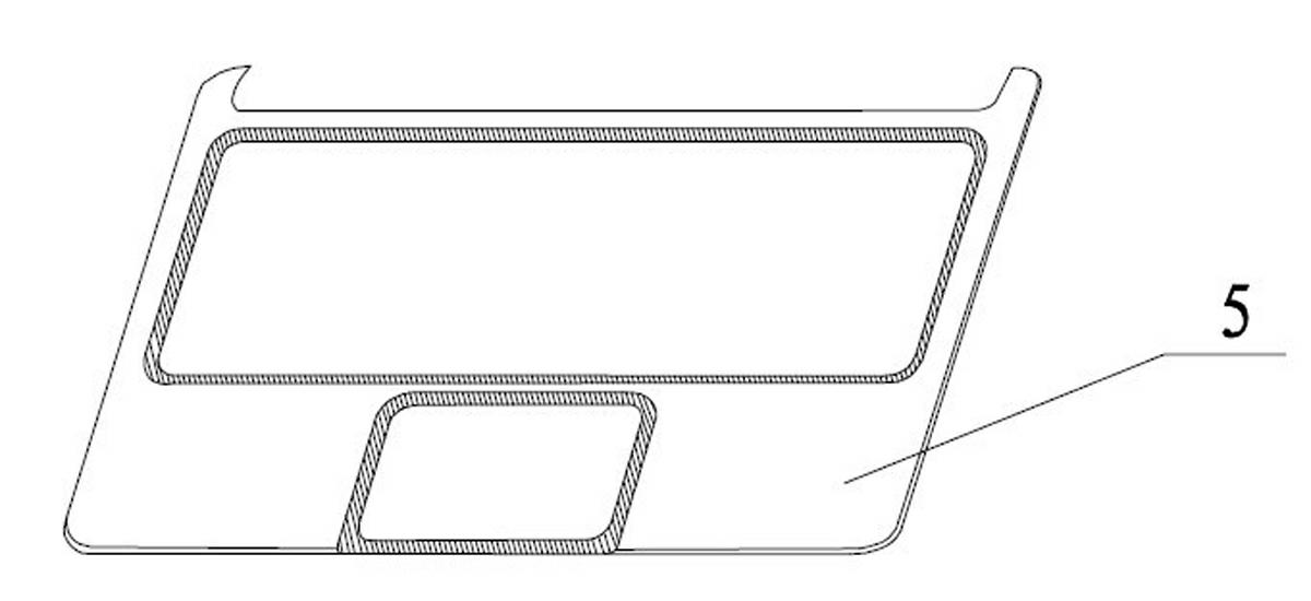 Jig for case sand blasting of electronic product