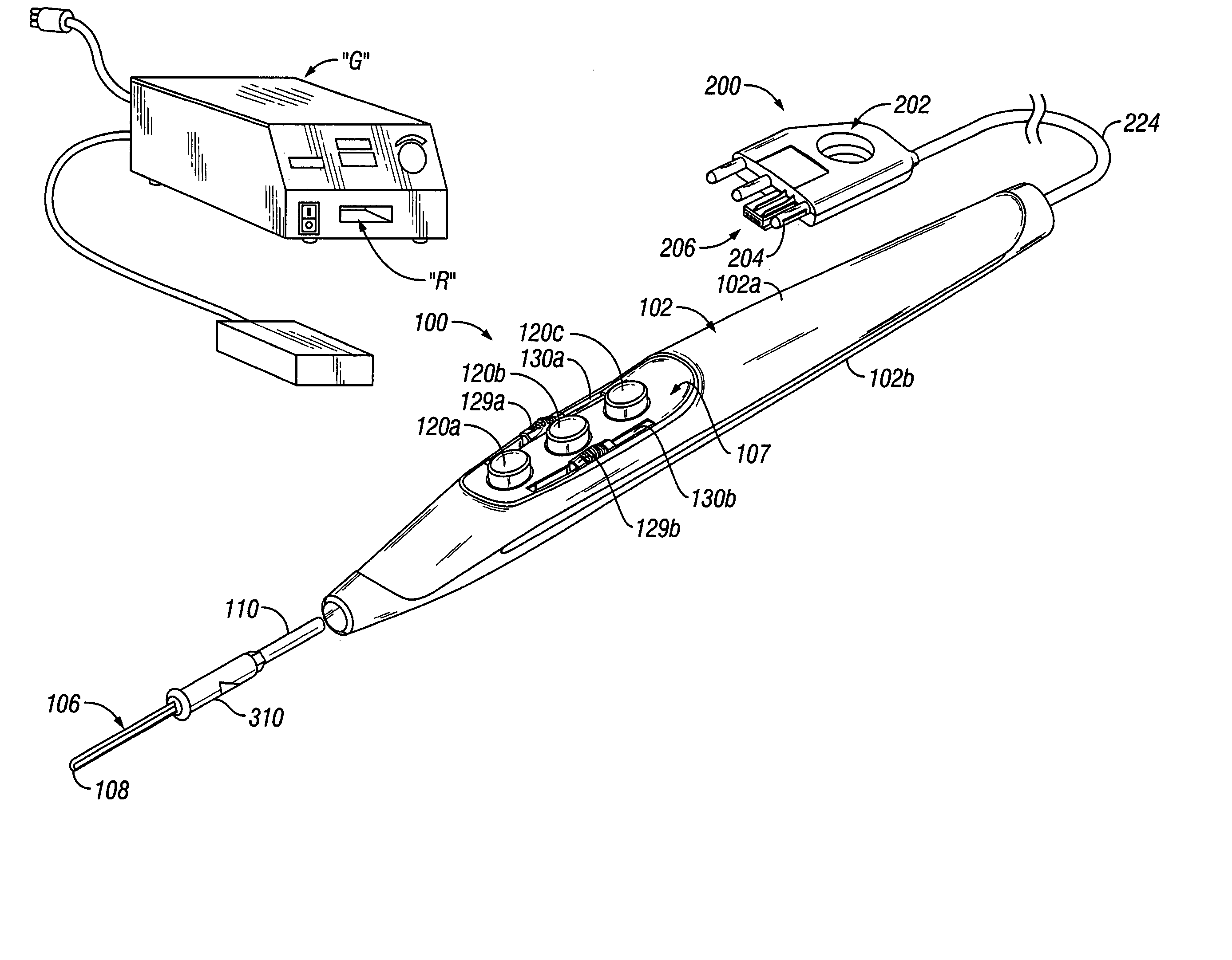 Electrosurgical pencil with improved controls