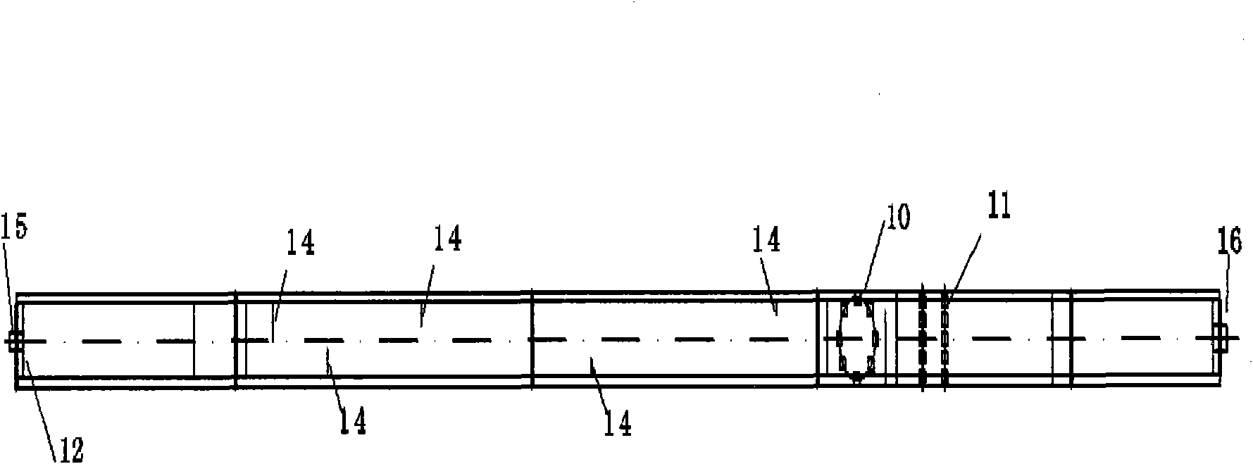 Novel magnetic separation sewage treatment unit