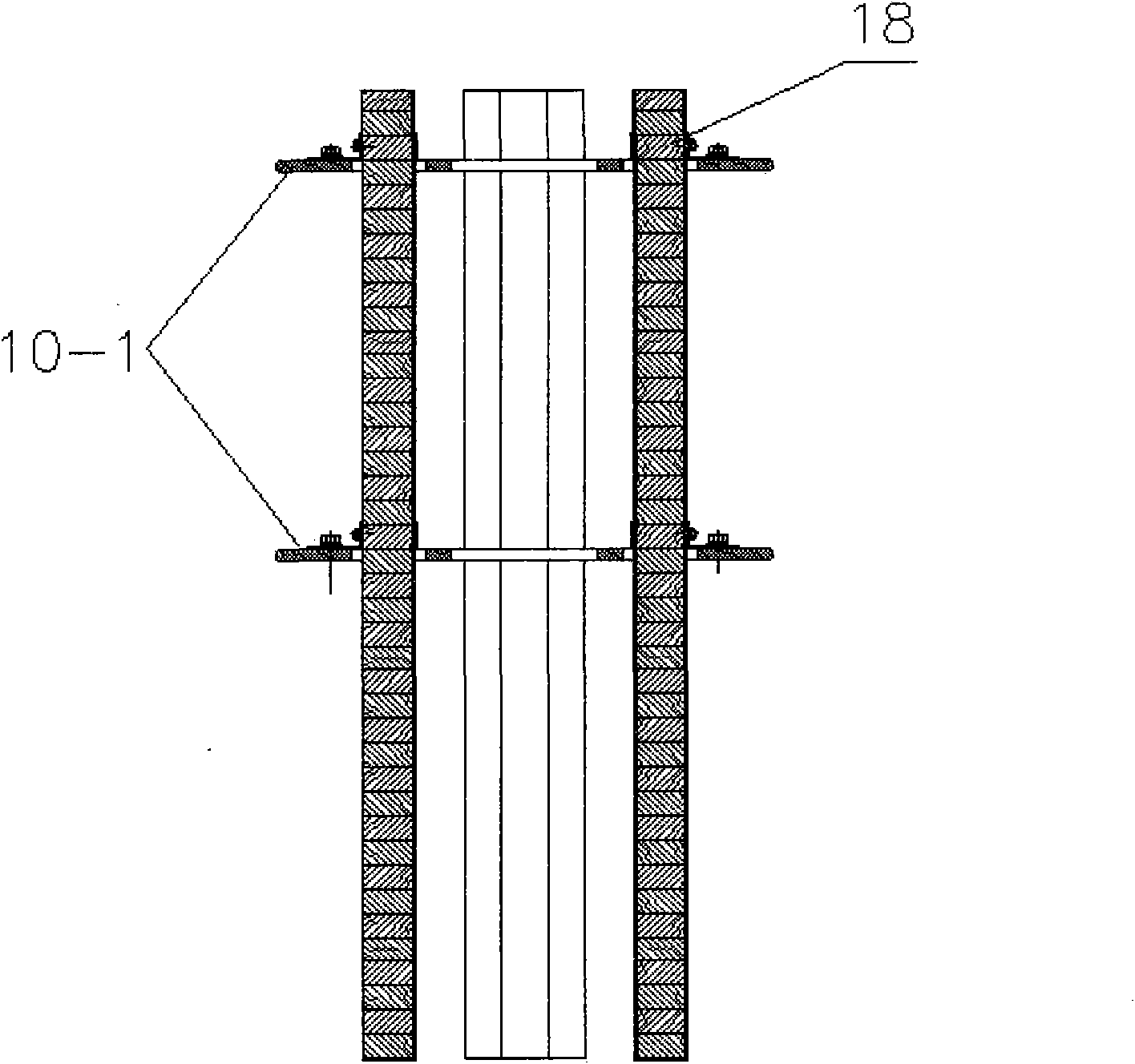 Novel magnetic separation sewage treatment unit