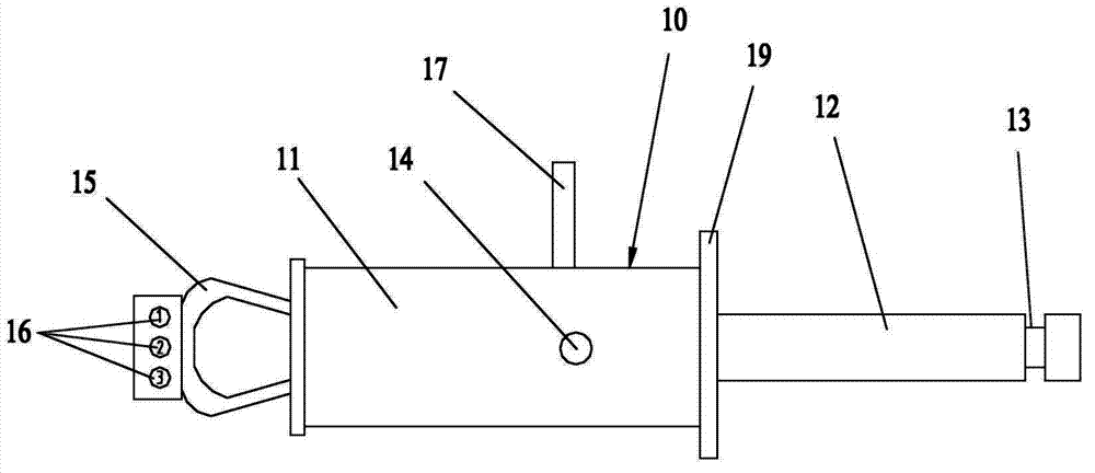 Press mounting oil cylinder and press mounting equipment