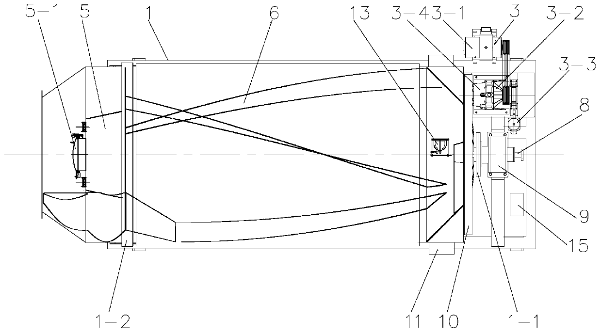 Material washing machine