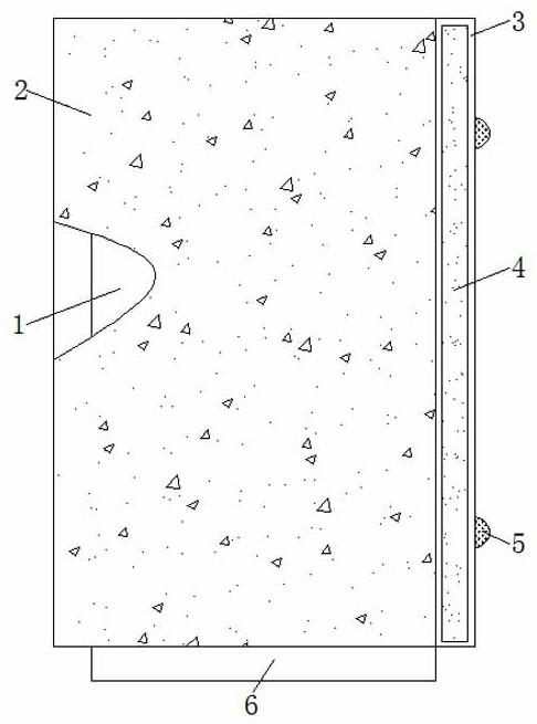 CSPC highlight floor capable of being rapidly installed in sideslip mode