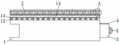 CSPC highlight floor capable of being rapidly installed in sideslip mode