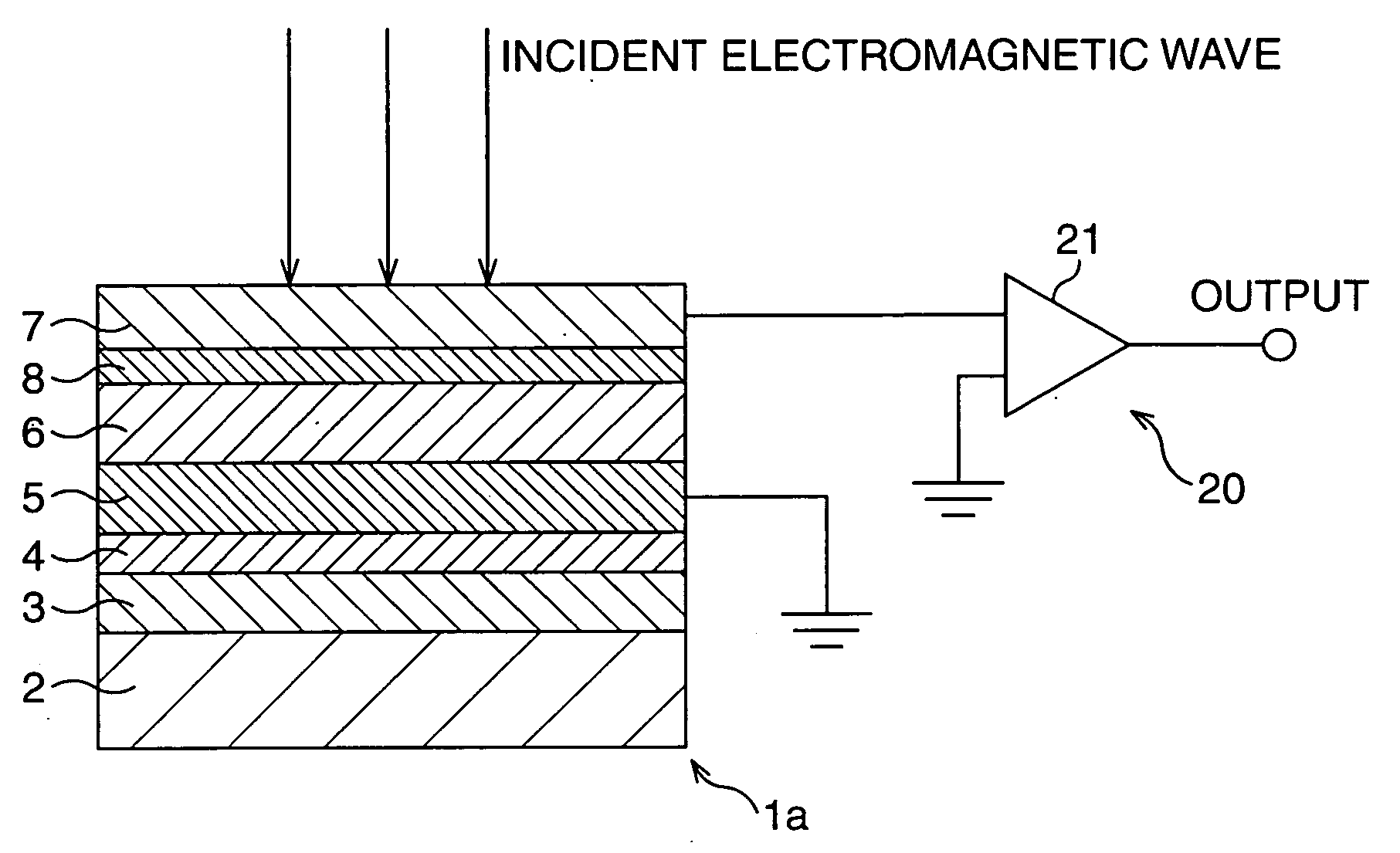 Electromagnetic radiation sensor and method for fabricating the same