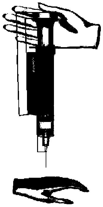 Portable handheld electrostatic spinning device