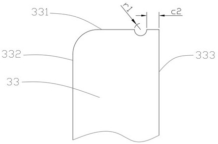 A kind of multi-blade T-shaped tool and its processing method