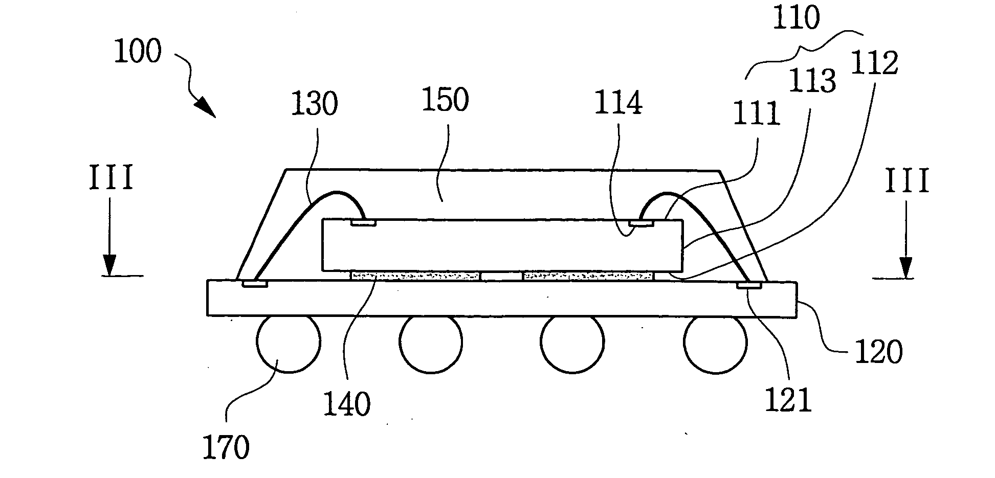 Semiconductor package with improved chip attachment and manufacturing method thereof