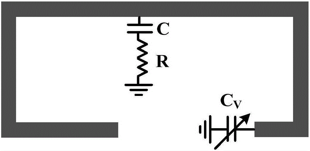 Adjustable duplexer based on folded open-loop resonators