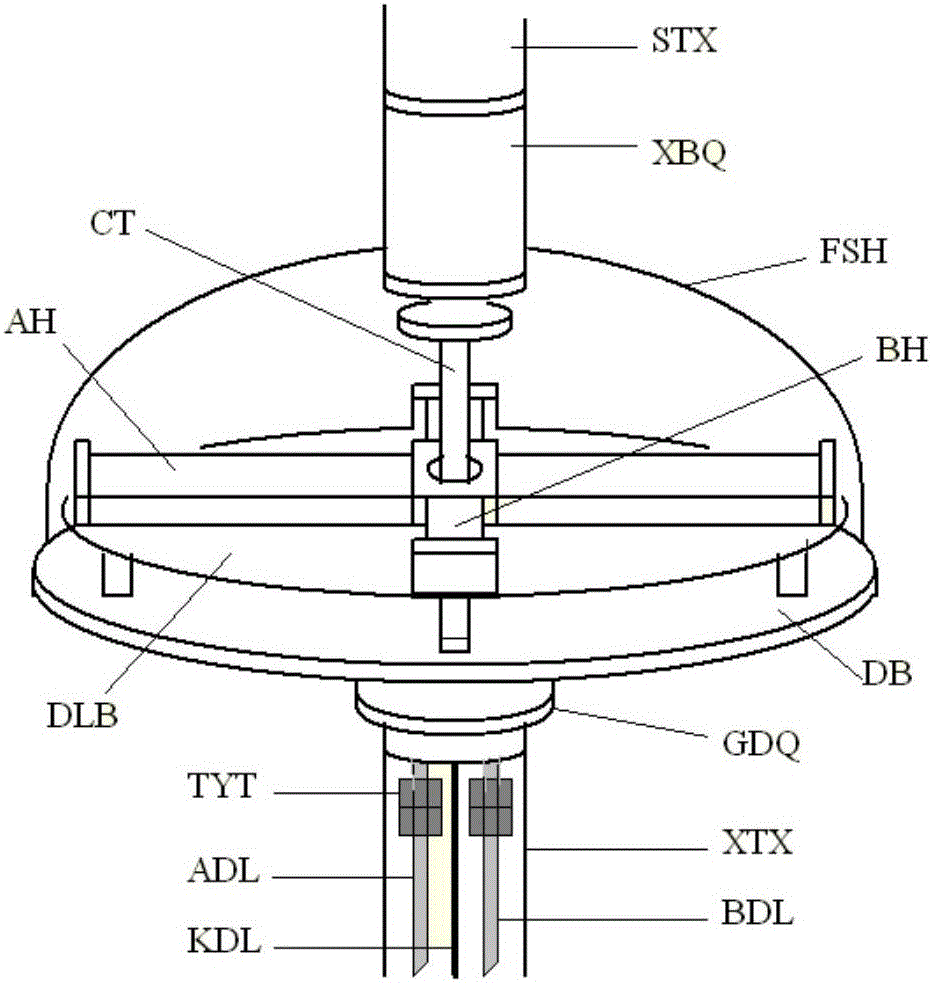 Dual-band transceiver co-pole antenna system for high-frequency marine radar