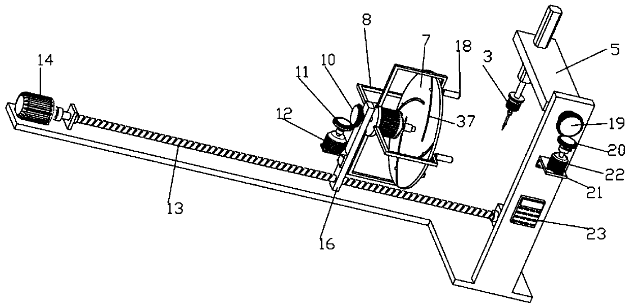 Pipe fitting machining device for electromechanical machining and machining method of pipe fitting machining device