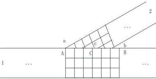 Water damage spreading method used for coupling of multiple roadways under coal mine at any angle