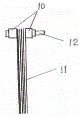 Movable schizothorax taliensis oviposition bed and application method thereof