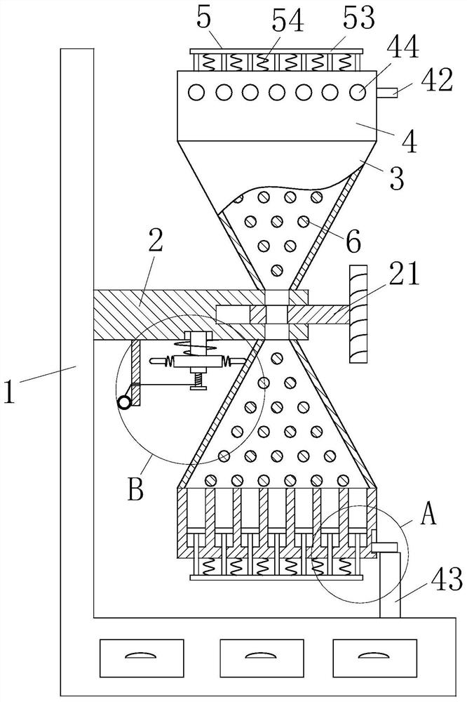 An auxiliary teaching device for mathematics probability class