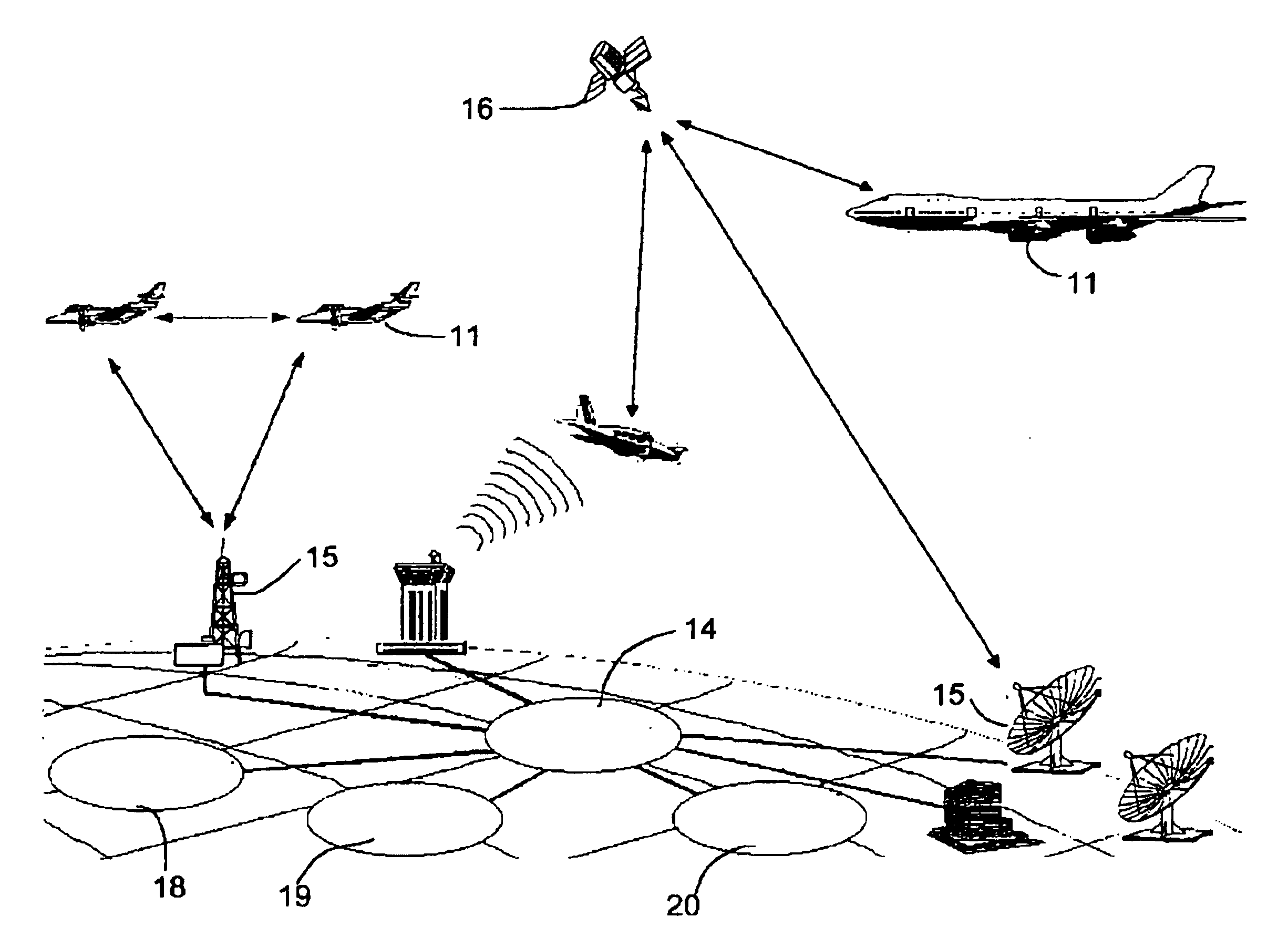 Method, apparatus and system for sensing air borne hazardous materials