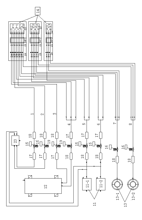 Remote-control comprehensive locomotive oil and water make-up system