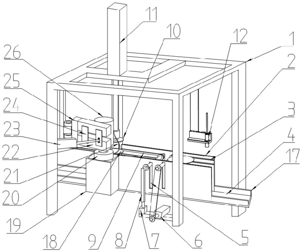 A circular glass grinding control system and method