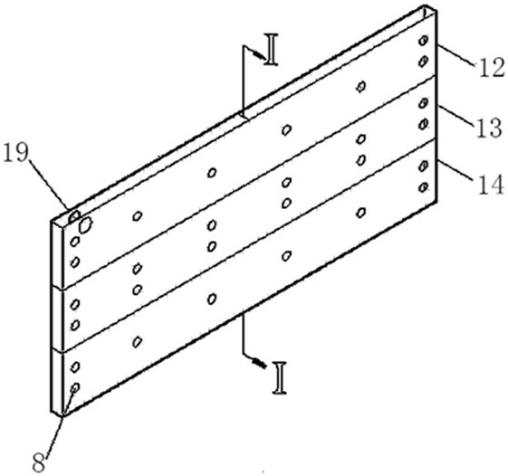 A method of using a segmented sealing device for strip partial filling and mining