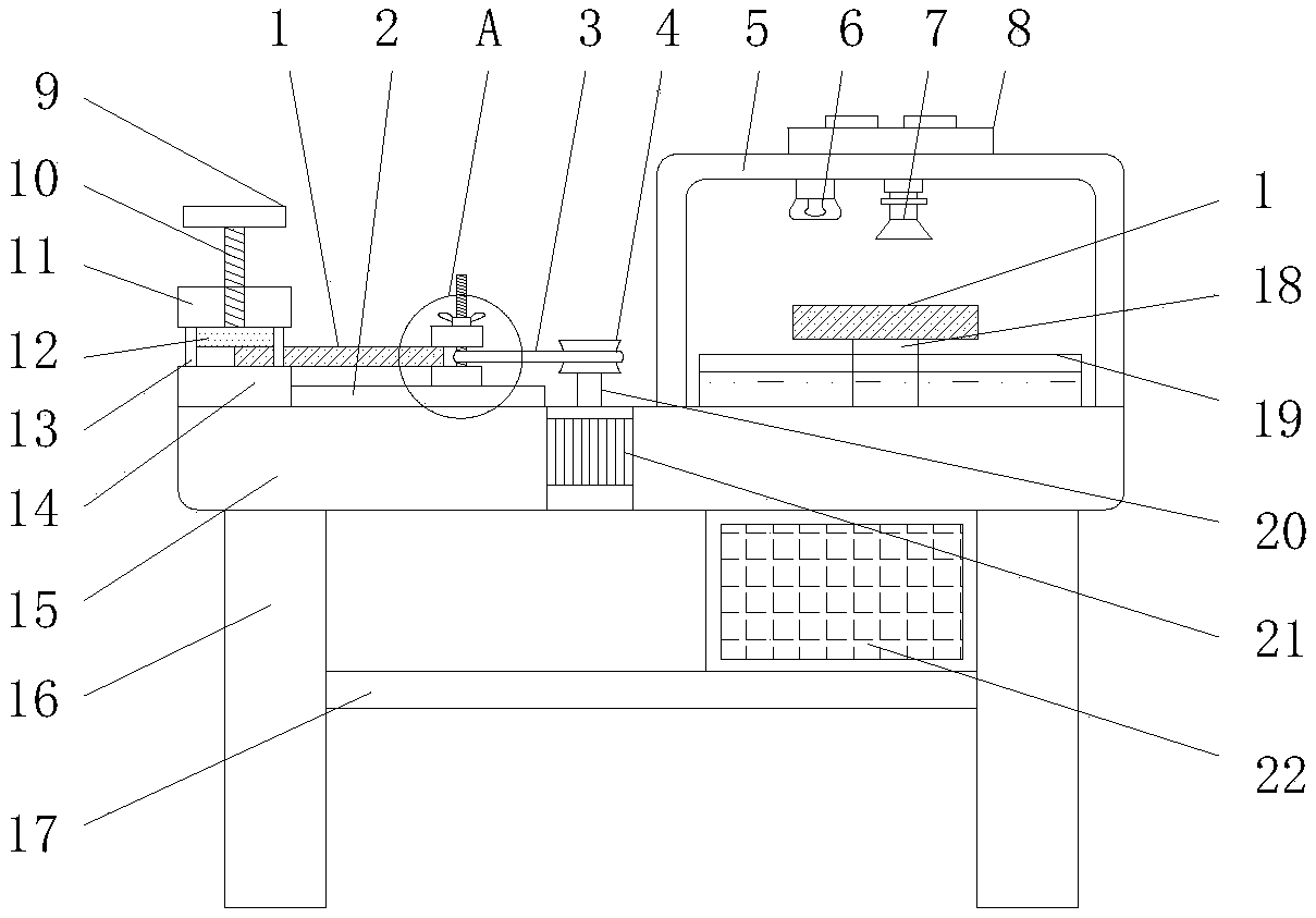 Multifunctional test device for macromolecular plate