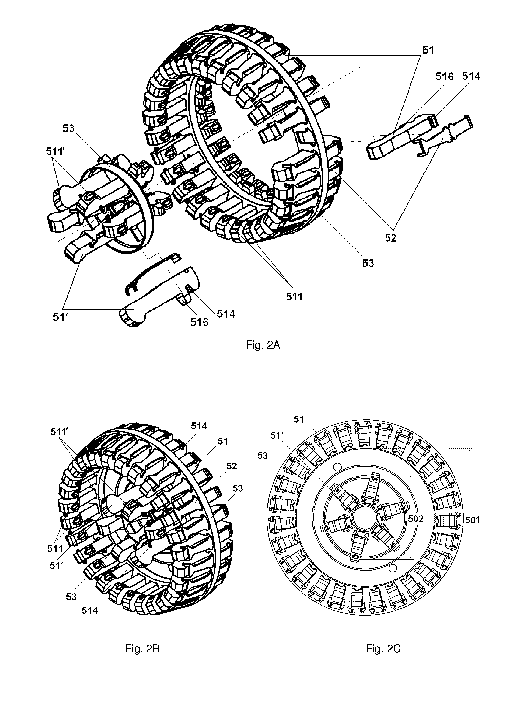 Tulip contact and electrical contact system for switching device