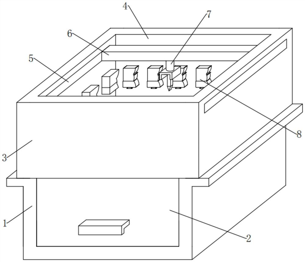 Production device of large-specification quartz glass plate