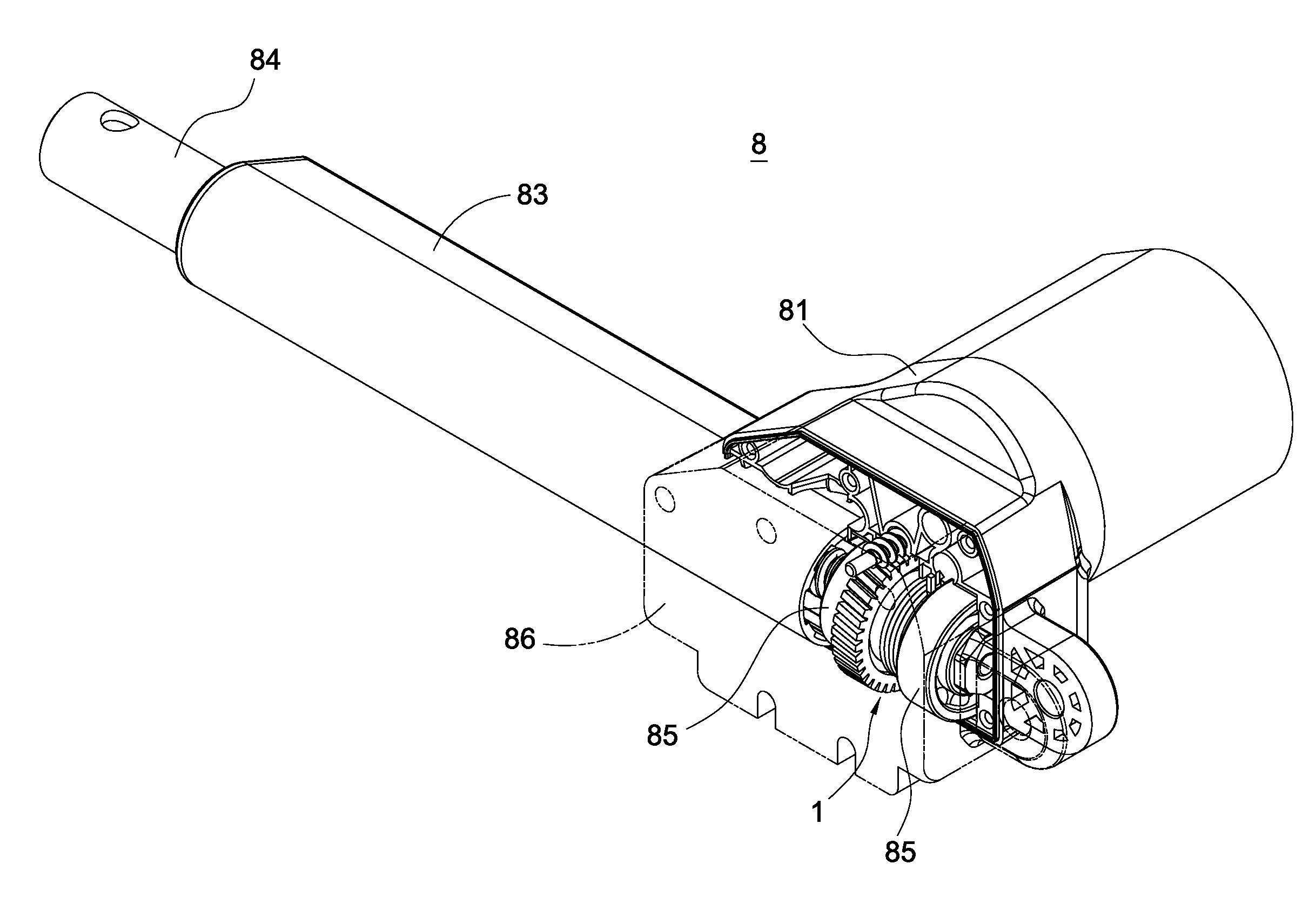 Transmission mechanism having deceleration function