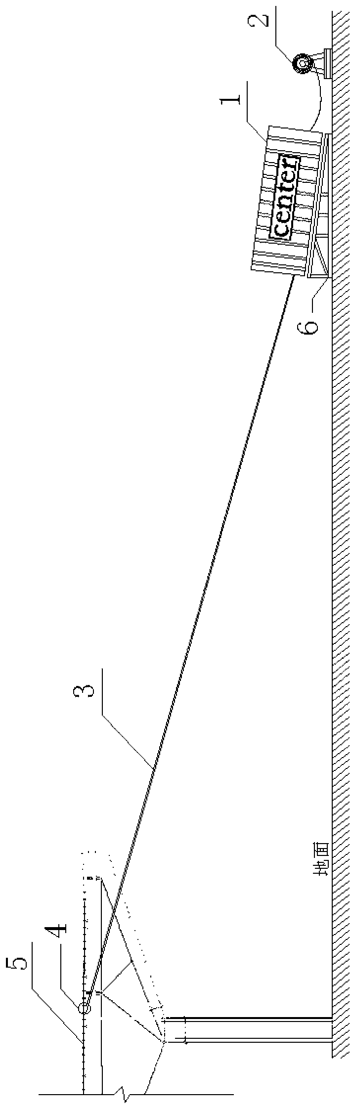 System and method for transporting roof board in air