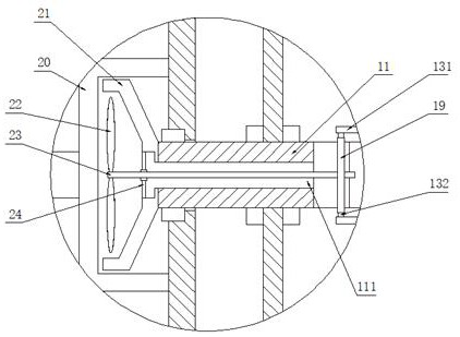 Rotary waste heat recycling device