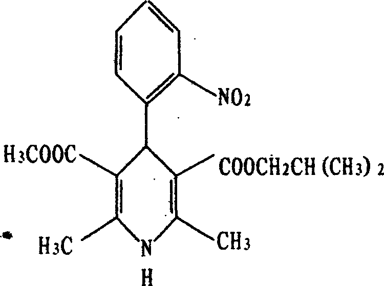 Nisoldipine oral disintegration tablet for treating hypertension and preparing method