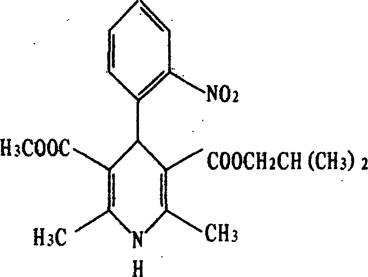 Nisoldipine oral disintegration tablet for treating hypertension and preparing method