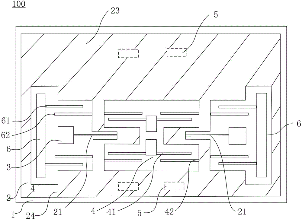 Three-axis accelerometer