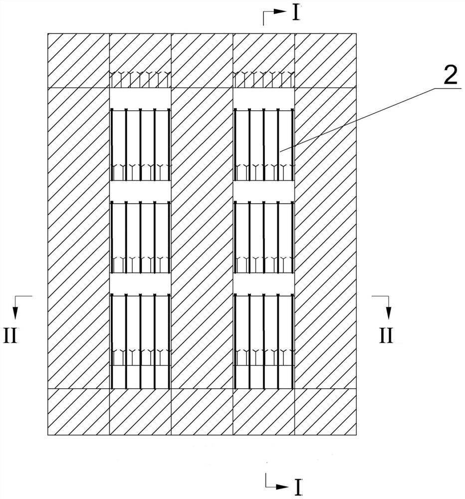 Integral reinforcement method for hanging wall broken surrounding rock long anchor cables