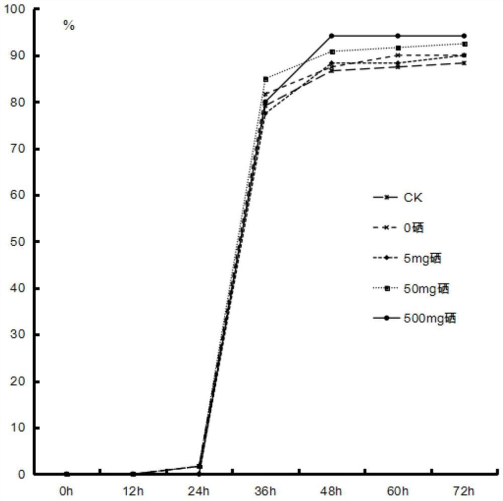 Composite organic selenium nutrient solution, application thereof and sprouting vegetable cultivation method