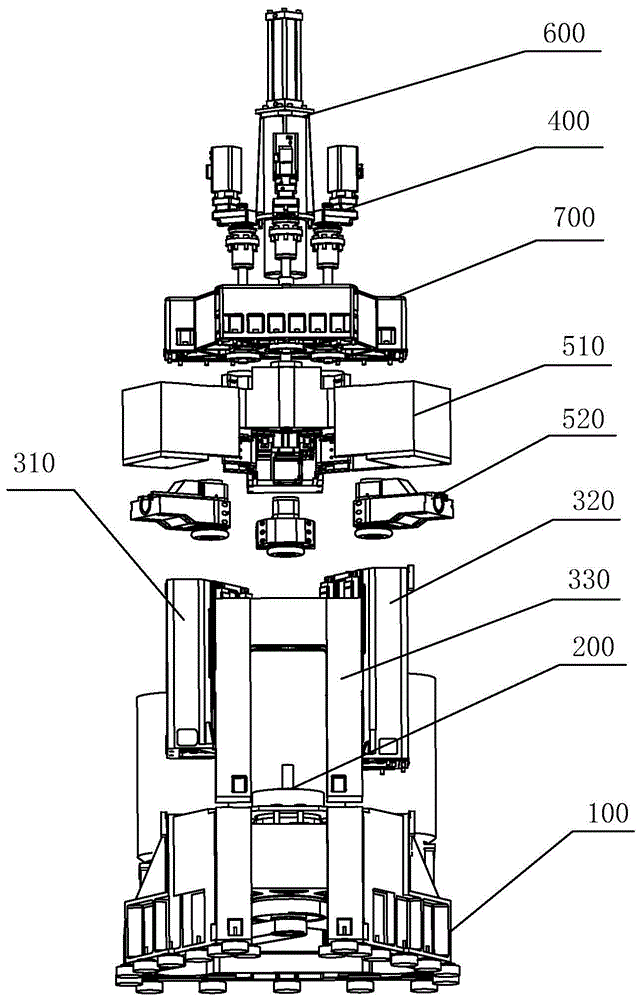 Vertical spinning machine