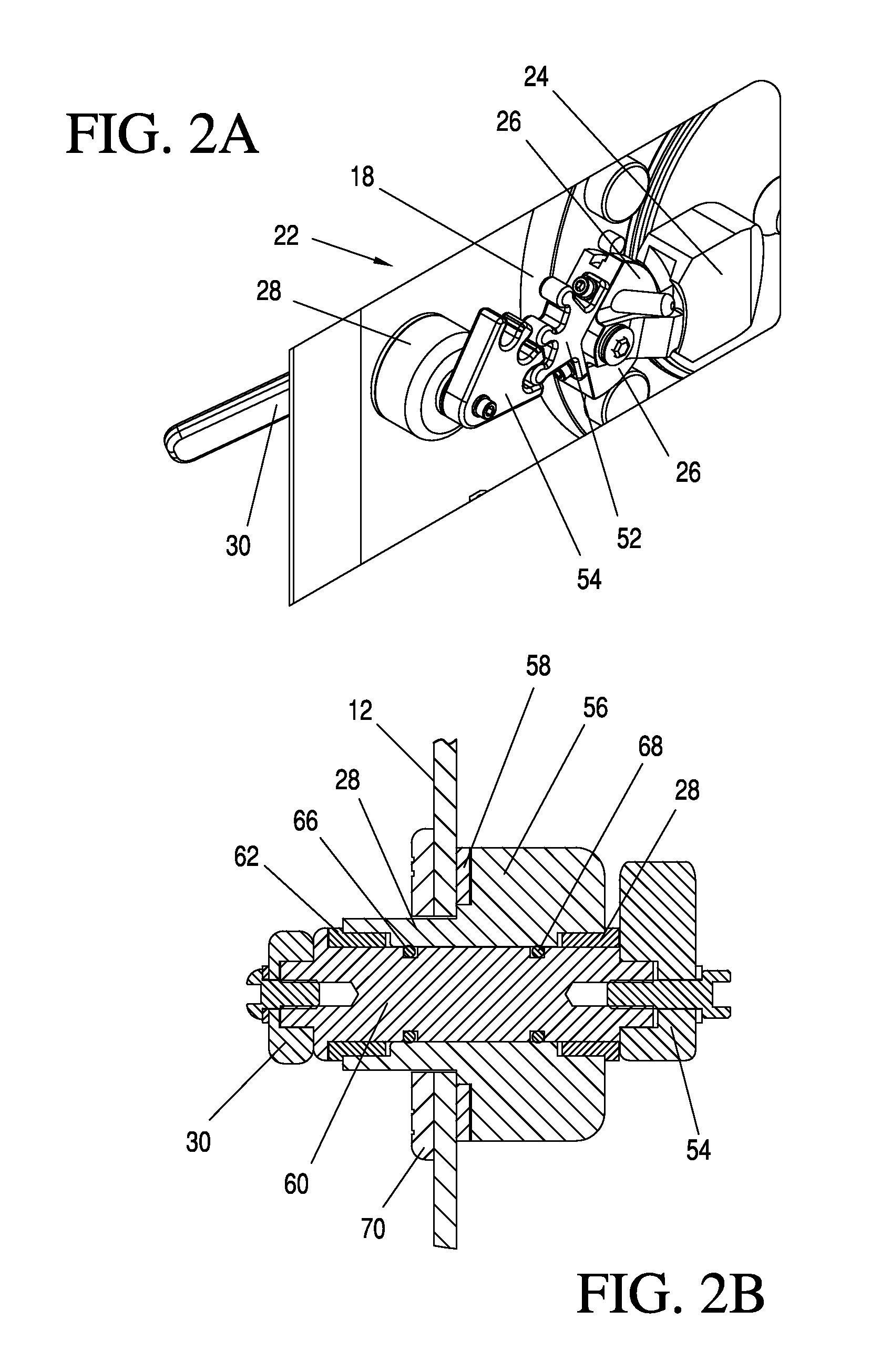 Externally operated alpha port system for use with a rapid transfer port