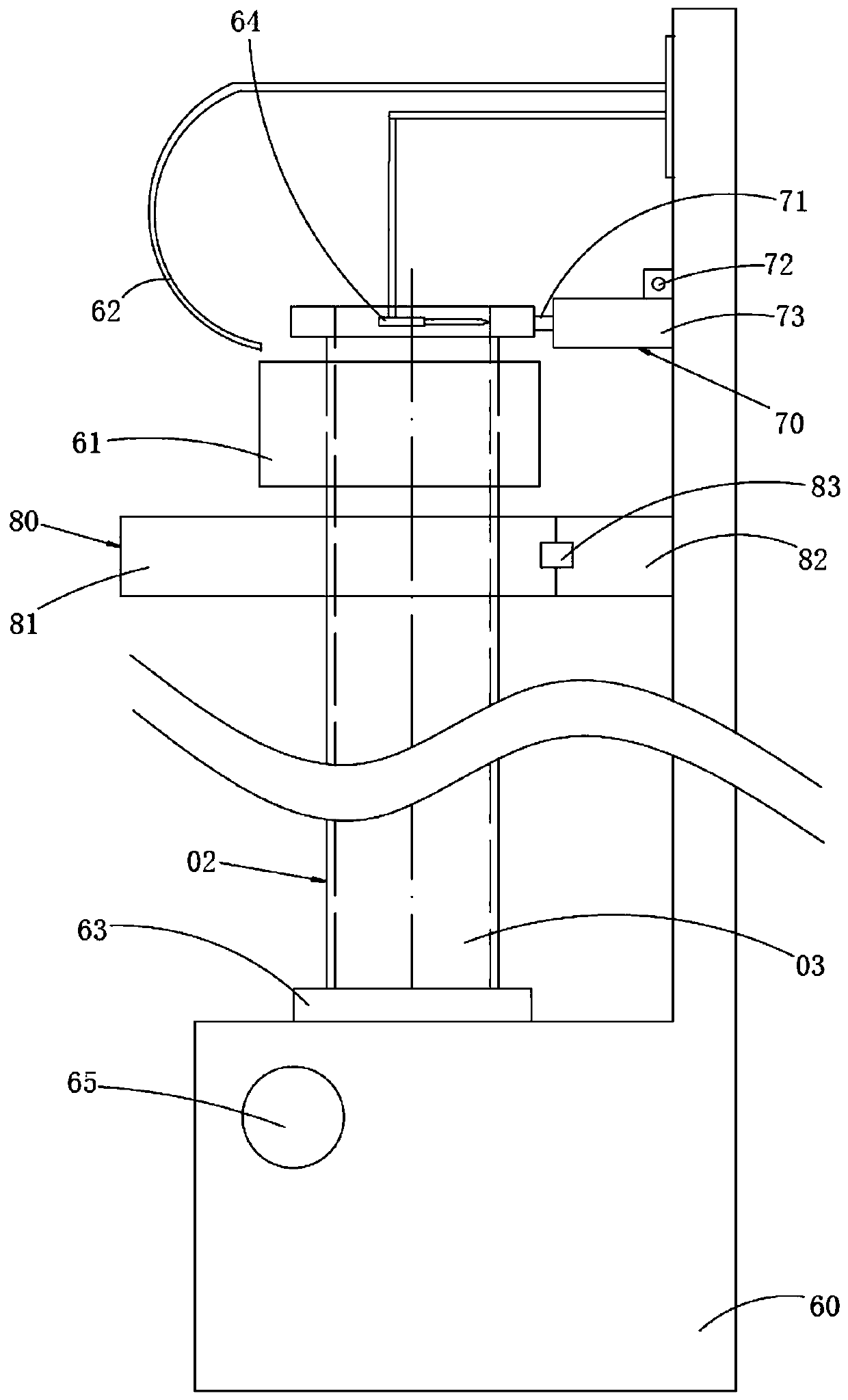 High-purity copper rotating target welding end head semi-automatic straightening method