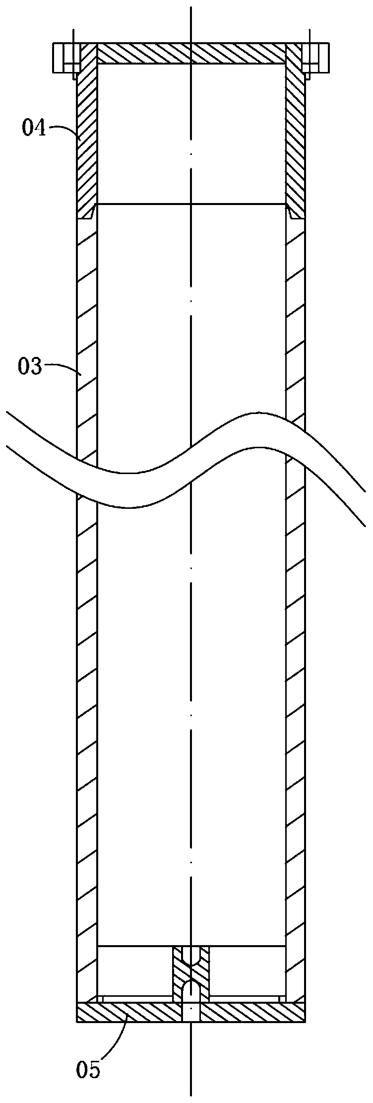 High-purity copper rotating target welding end head semi-automatic straightening method