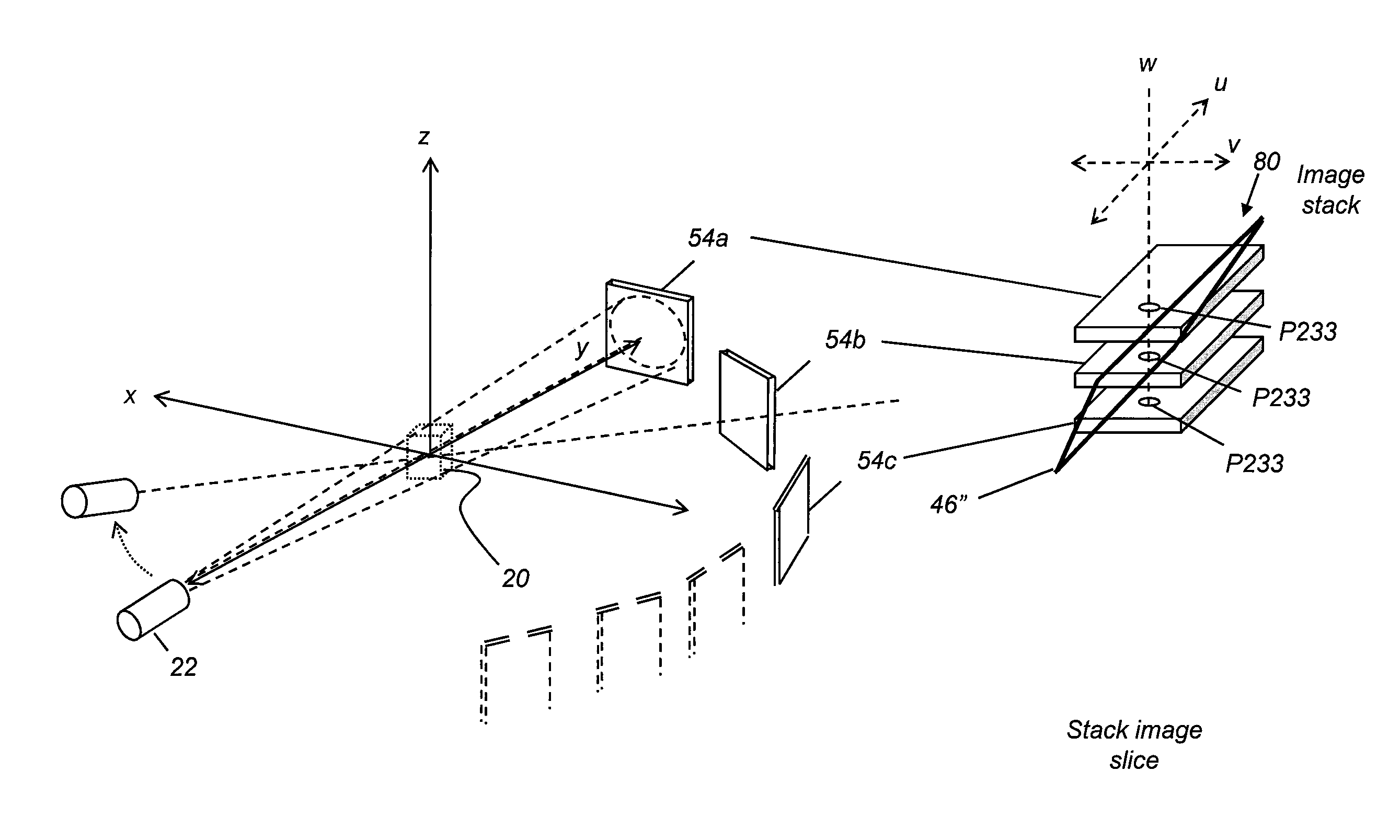 Metal artifacts reduction for cone beam ct using image stacking