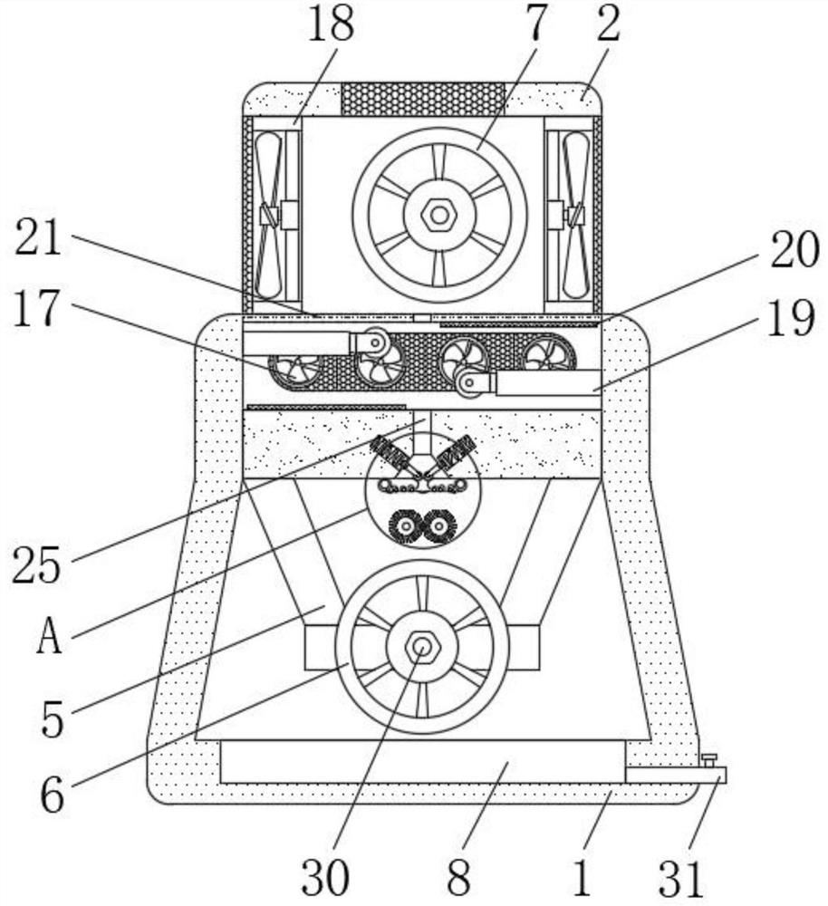 Fire hose cleaning device for firefighting engineering and application method