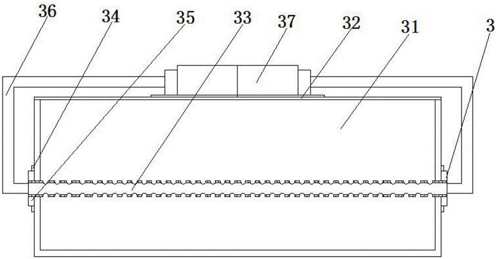 Vertical reciprocating reverse-vibrating type hog bristle screening machine