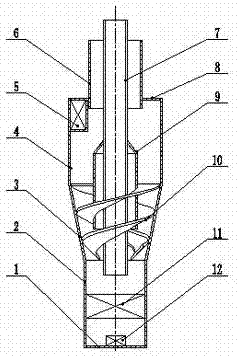 Two-stage multi-inlet dynamic pressure degasser