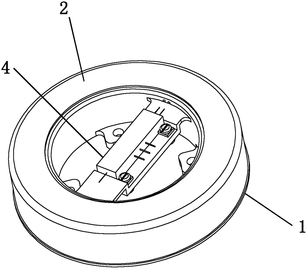 Optical fiber ring packaging structure applicable to medium/high-precision optical fiber inertia unit